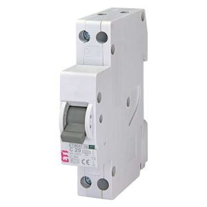 Siguranta automata MCB ETI ETIMAT 1N 1PN C20 6kA
