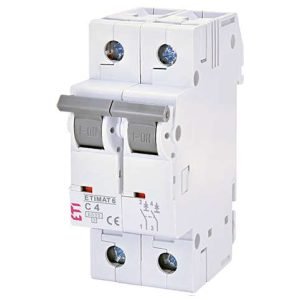 Siguranta automata MCB ETI ETIMAT6 2P C4 6kA