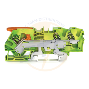 Clema sir Wago, 6mmp, verde-galben, TOPJOB 2106-1307