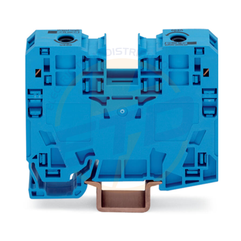 Clema sir Wago de trecere cu 2 conductori; 35 mmp, albastru_ 285-134
