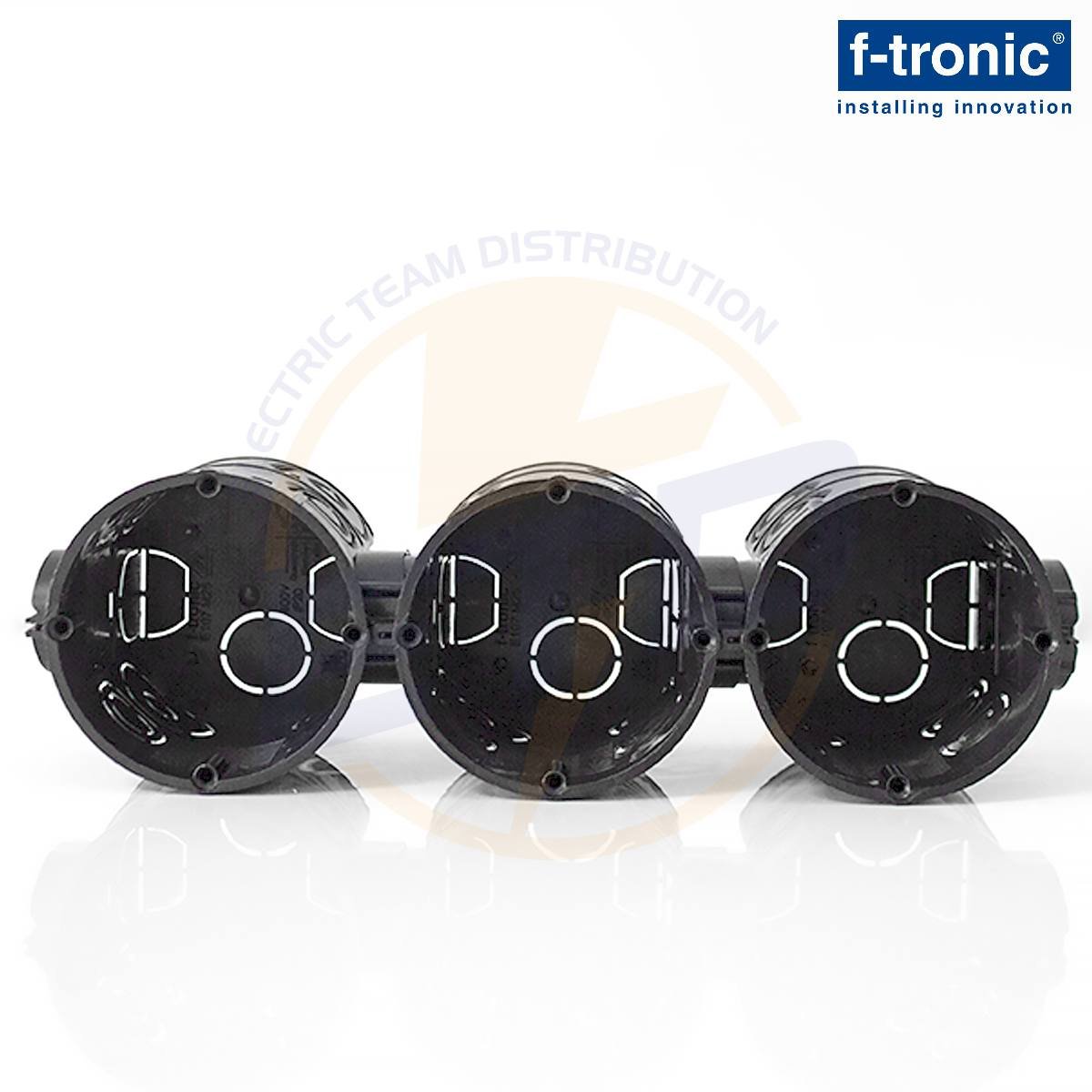 Doza de aparat adanca F-TRONIC, D60mm A65mm - Conectare dozelor intre ele