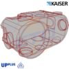 Doza electronica Kaiser 1068-02 cu compartimentare 2