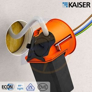 Doza rigips cu buzunar si Membrana etansa, Kaiser O-Range Econ Flex