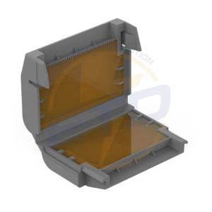 Gelbox 207-1432 pentru cabluri derivatie cu gel, conectori de max. 6 mmp; fara conectori pentru cutia de jonctiune; Marimea 2-gri