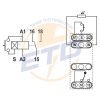 Releu cu senzor crepuscular cu fotocelula ETI SOU-1 230V - schema conexiuni montaj