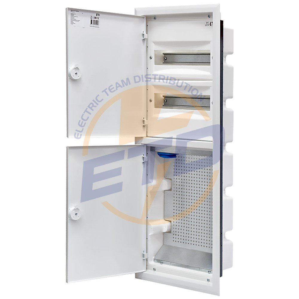 Tablou multimedia incastrat combinat ETI ERP 12-5-2V MEDIA Tablou multimedia incastrat combinat ETI ERP 12-5-2V MEDIA