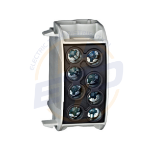 Clema derivatie, 35mm², 1p. 2 intrari, negru