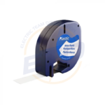 Etichete plastic, culoare alb,  LetraTag 12mm x 4m original,  DYMO 12mm x 4m