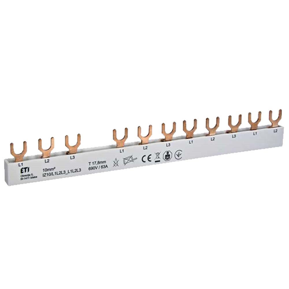 Busbar ETI IZ10L1L2L3_L1L2L3