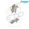 Adaptor pentru borniera Quick Connect HAGER KN00A - montaj vertical sau orizontal pe sina DIN