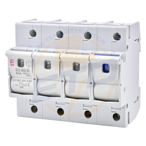 Separator pentru sigurante fuzibile ETI STV D02 63A 3p+N