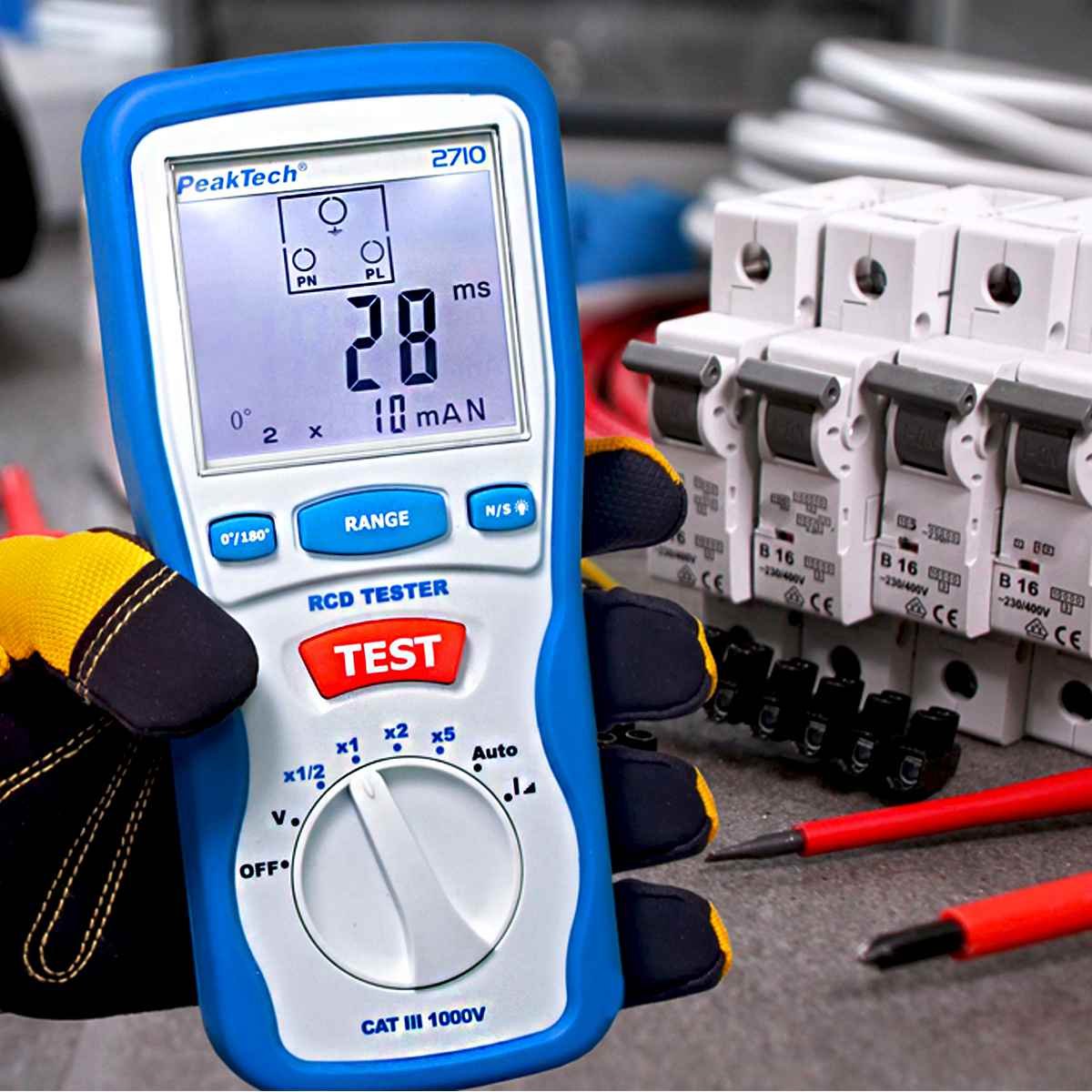 RCD Tester Peaktech 2710