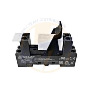 Set releu 2CC, 8A, 24Vcc, 5mm cu soclu si clip retinere