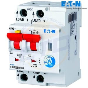 AFDD Plus B10 Tip Li-A 10mA 10kA EATON AFDD-10-2-B-001-Li-A