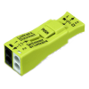 Conector pt deconectare corp iluminat 2 poli 4,00 mm² galben