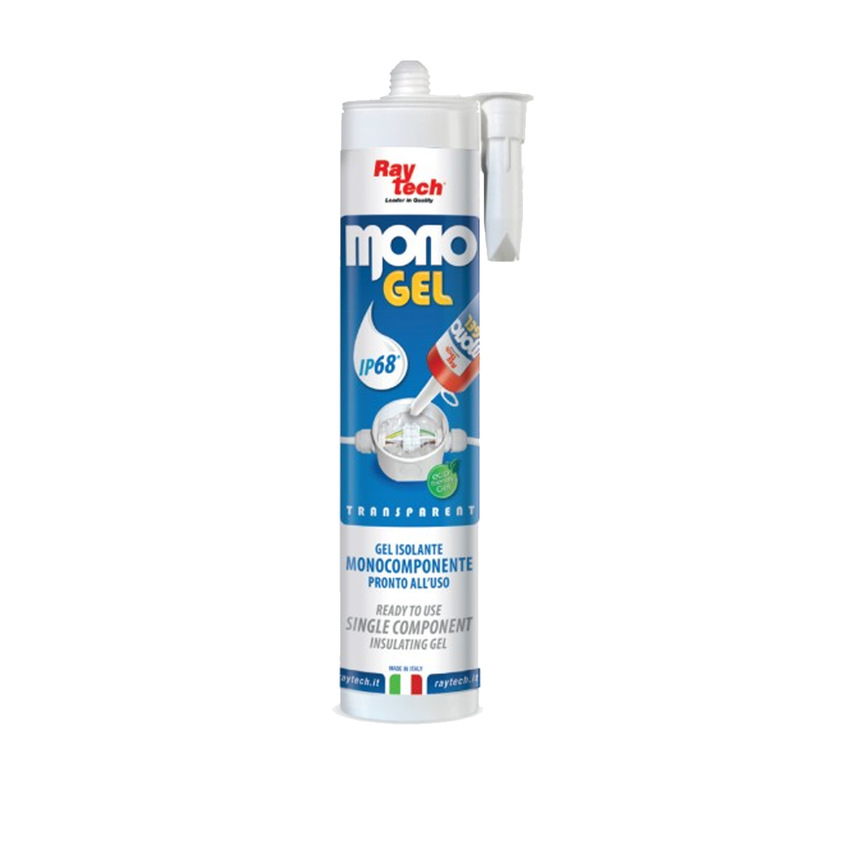 Tub gel electroziolant pentru etansare conexiuni electrice IP68 Raytech