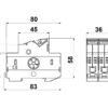 Separator cu siguranta 10x38 EasySwitch 2p 32A