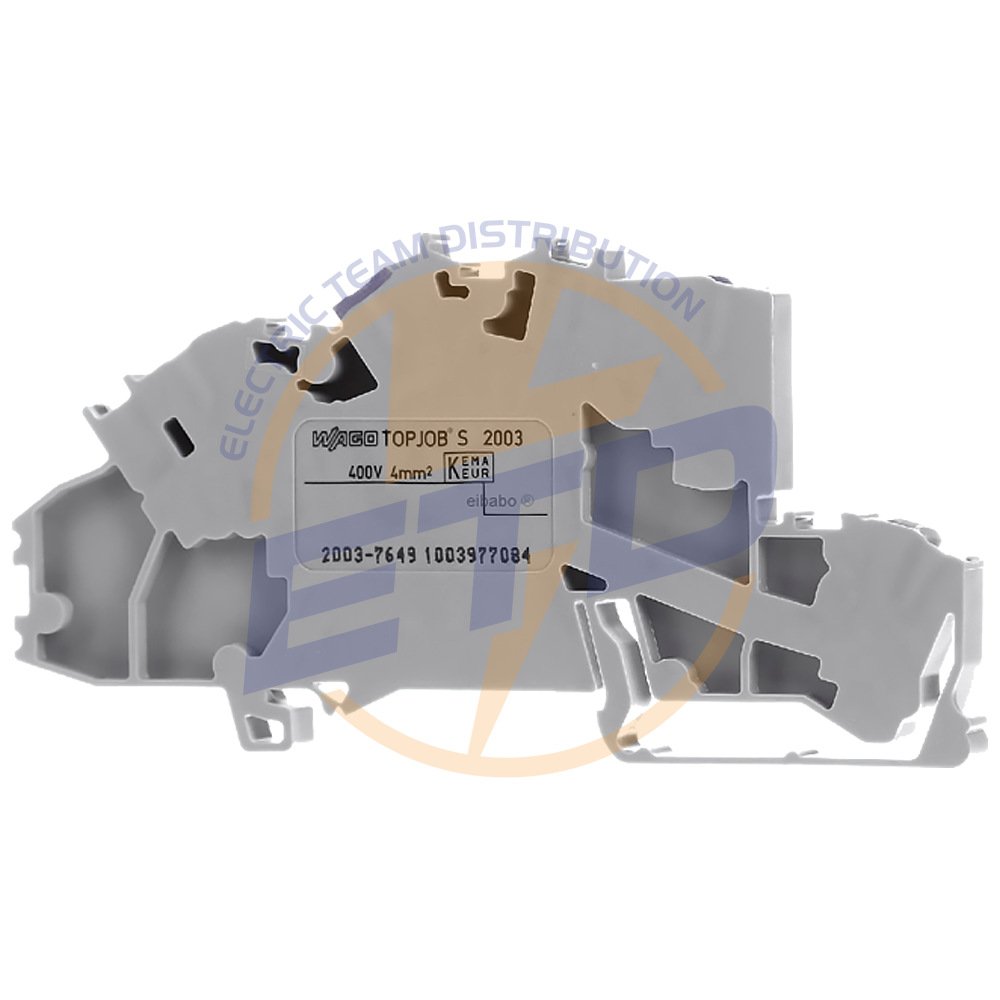 Clema sir multietajata cu 3 etaje 2,5mmp N-L Gri WAGO 2003-7649 4