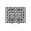 Suport de montare; 5 cai; pt conector in linie cu parghie; pentru montare cu surub; gri (2)