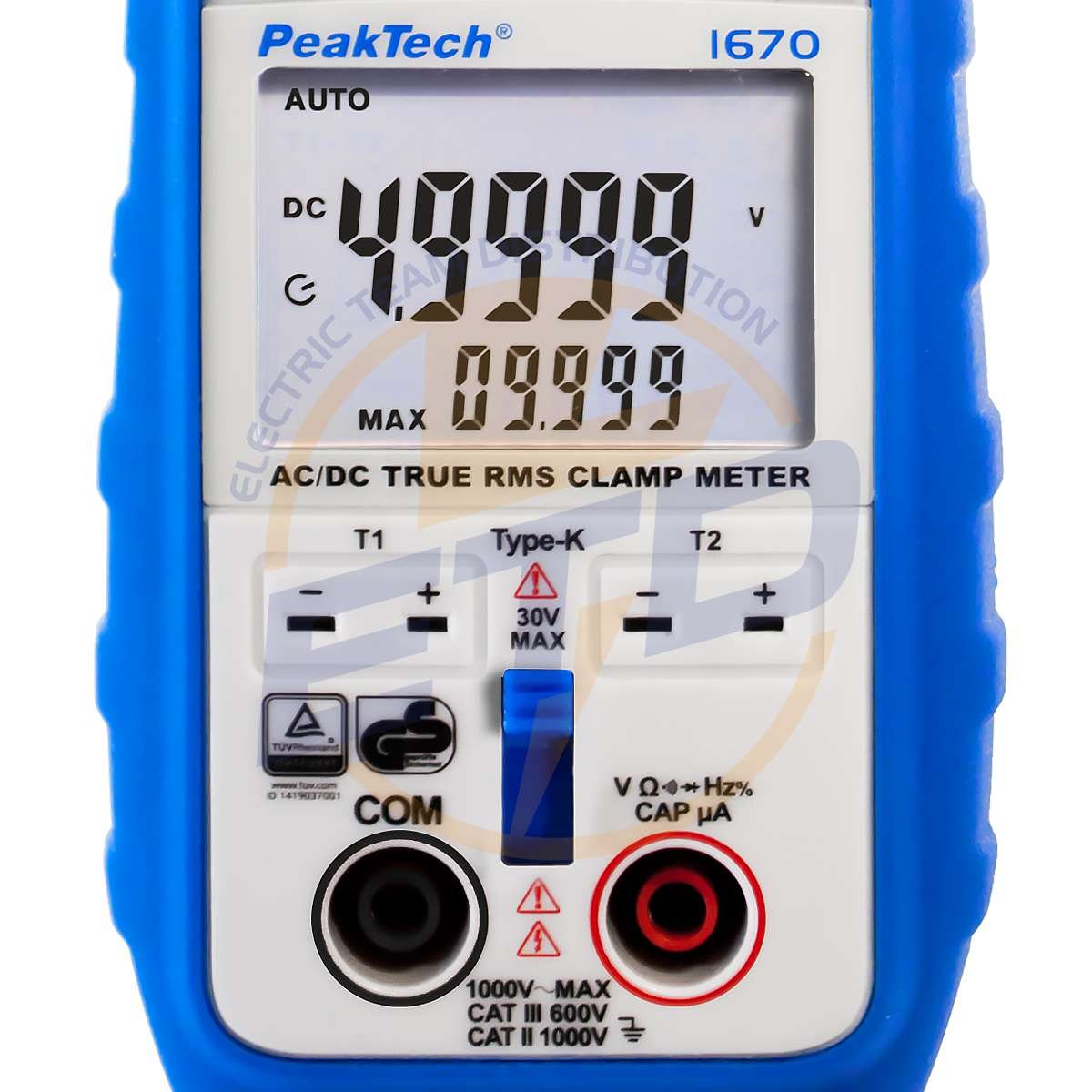 Clampmetru digital profesional AC DC PeakTech P1670 BlueTooth 3