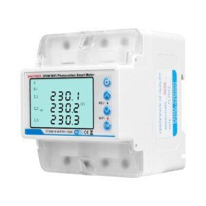 Contor de energie Sinotimer bidirectional Tuya WiFi 3P4W trifazic pentru panouri fotovoltaice DTS6619-WIFIPV