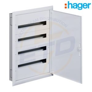Tablou electric metalic incastrat 96 module HAGER 4x24 usa metalica
