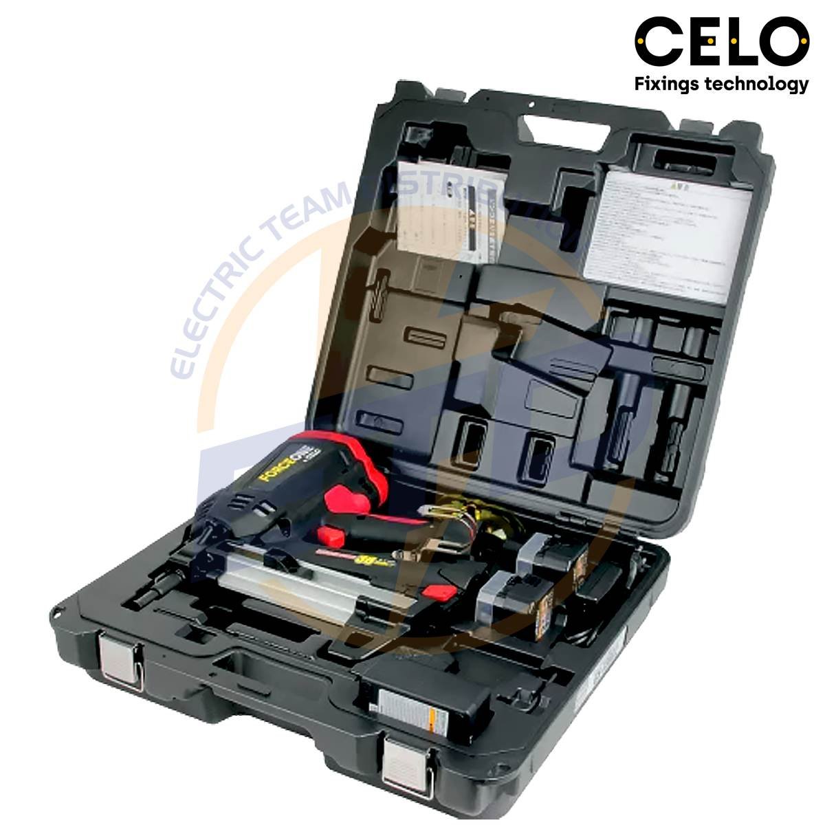 Pistol cuie pneumatic Celo Force One - geanta de transport
