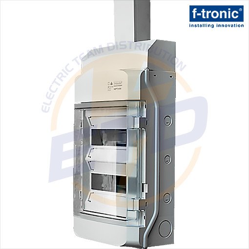 Tablou electric exterior izolat IP65, 24 module, F-TRONIC Neptun 24 - Masca pentru cabluri