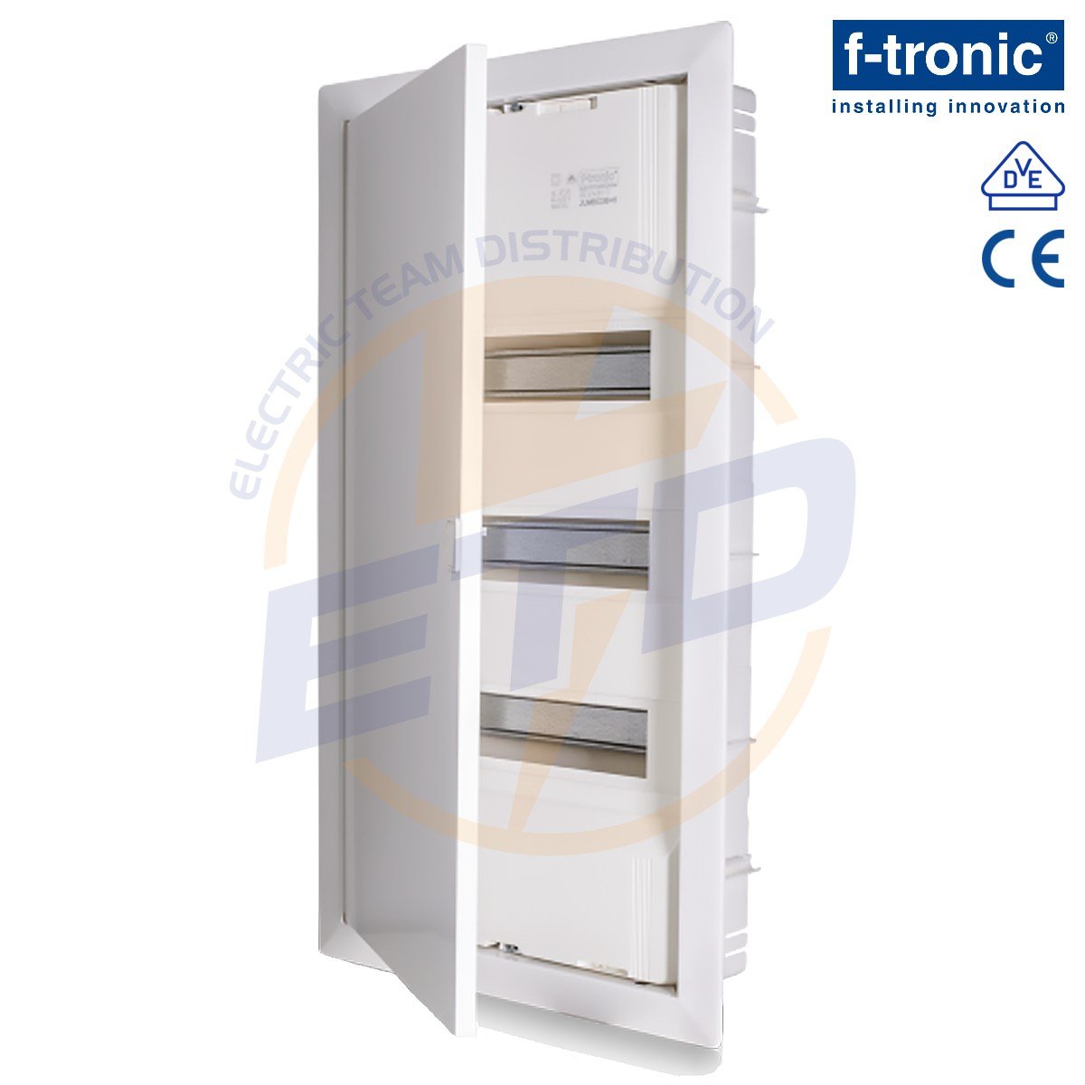 Tablou electric incastrat 36 module F-Tronic Jumbo 36+6 bara PE-N cu suruburi