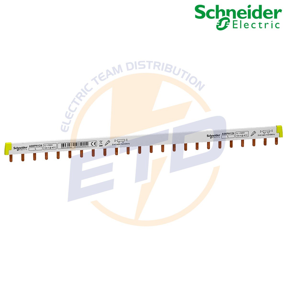 Busbar 1P 24 Module 100A Acti9 SCHNEIDER