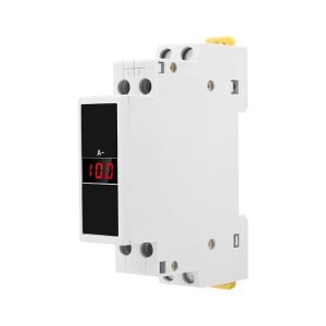 Ampermetru monofazic pentru tablou electric pe sina DIN SINOTIMER SDM011A 2