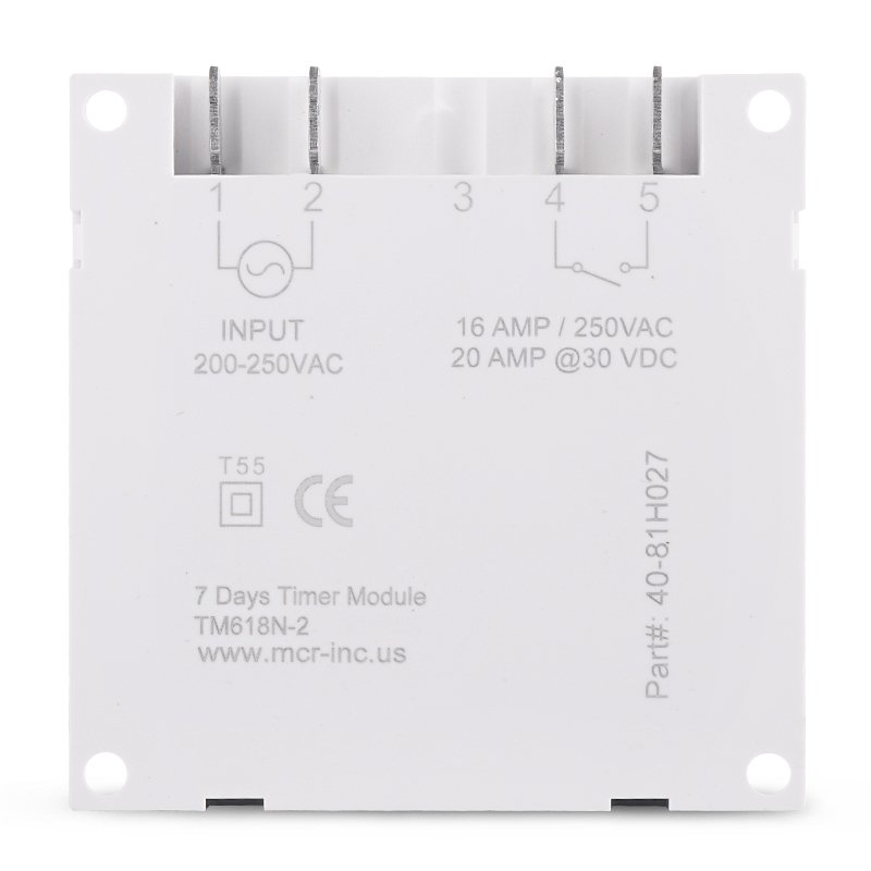 Releu temporizat programabil monofazic 16A SINOTIMER TM618N-2