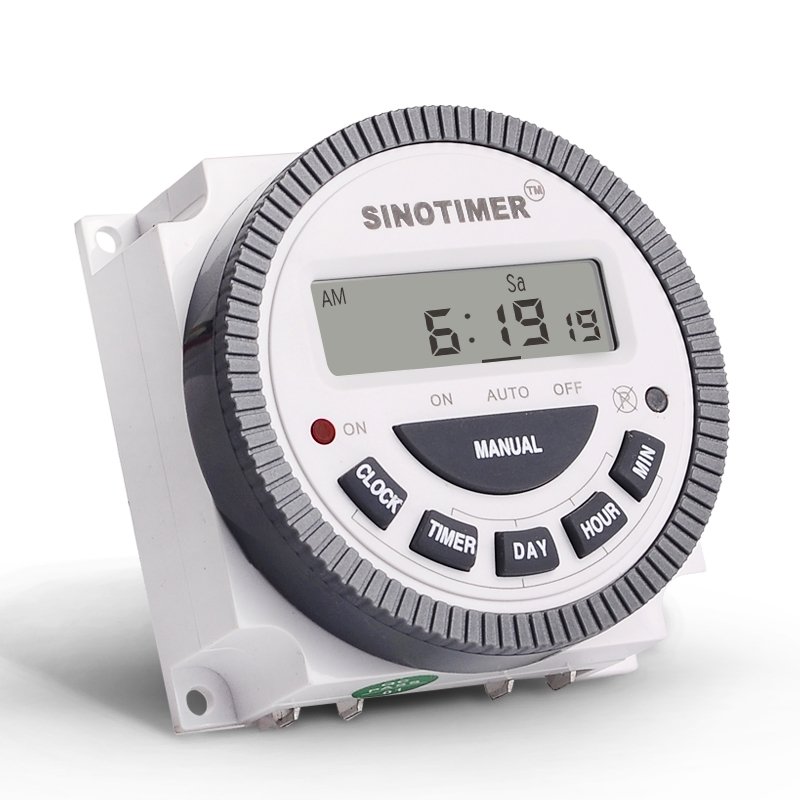Releu temporizat programabil monofazic 230V 30A SINOTIMER TM619sH2-30D