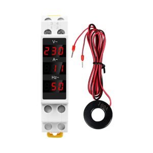 Voltmetru ampermetru frecventa monofazic pentru tablou electric pe sina DIN SINOTIMER SDM011VAHZ