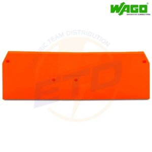 Capac si placa intermediara clema sir WAGO 280-315, Portocaliu