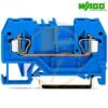 Clema sir de trecere cu 2 conductori 2,5 mmp WAGO 280-904 Albastra