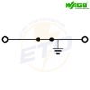 Clema sir de trecere cu 3 conductori 2,5 mmp levier push-in si contact sina DIN WAGO 2102-1307 Verde Galben 3 Clema sir de trecere cu 3 conductori 2,5 mmp levier push-in si contact sina DIN WAGO 2102-1307 Verde Galben 3