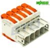 Conector cu 5 poli ordonati pentru conductor 16 mmp WAGO 832-1205 Tata 2