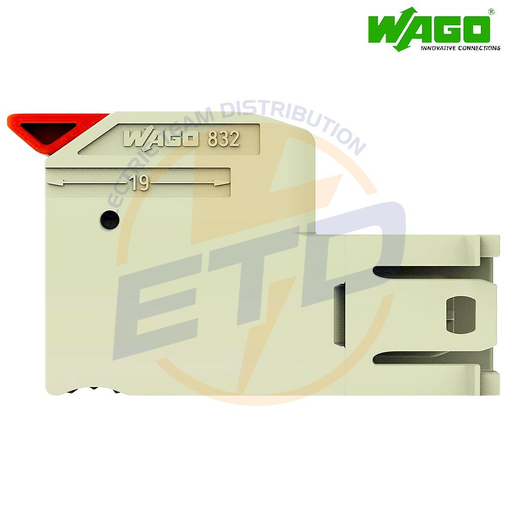 Conector cu 5 poli ordonati pentru conductor 16 mmp WAGO 832-1205 Tata 3