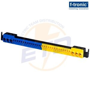 Bara combinata de Nul si PE cu conexiuni push-in F-Tronic SKN17PE