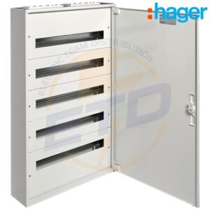 Tablou metalic aparent 120 module 5x24 cu plastroane HAGER FW524W