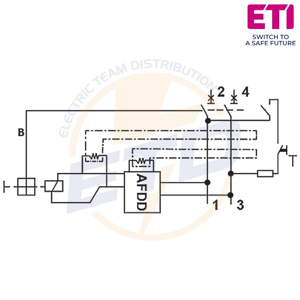AFDD Eti KZS-AFDD 3M2p A B16 0.03 - Schema electrica XL AFDD Eti KZS-AFDD 3M2p A B16 0.03 - Schema electrica XL