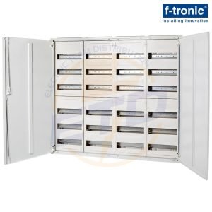 Tablou metalic aplicat 288 module F-tronic FV4-6, bara PE-N push-in