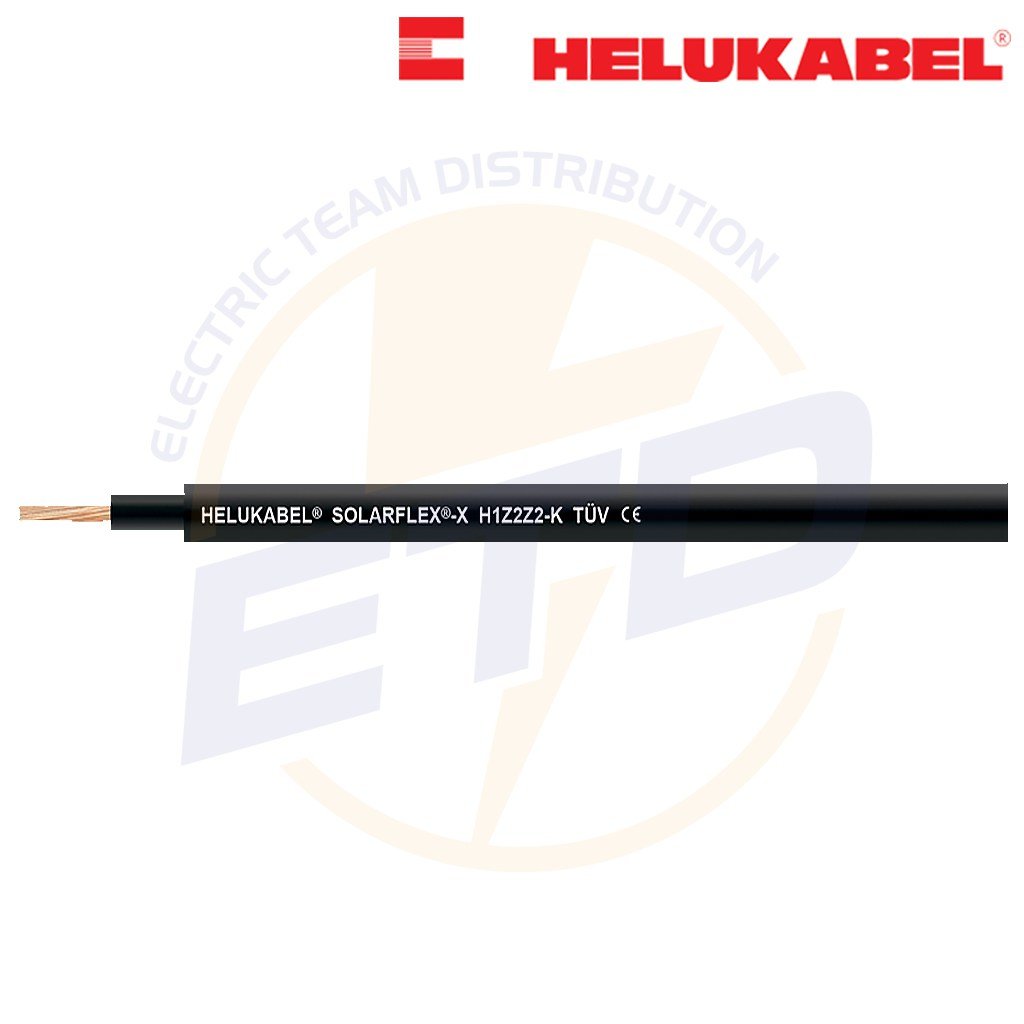Cablu solar 10 mmp H1Z2Z2-K Solarflex-X HELUKABEL Negru Cablu solar 10 mmp H1Z2Z2-K Solarflex-X HELUKABEL Negru