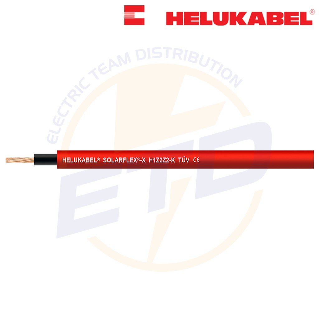 Cablu solar 4 mmp H1Z2Z2-K Solarflex-X HELUKABEL Rosu Cablu solar 4 mmp H1Z2Z2-K Solarflex-X HELUKABEL Rosu
