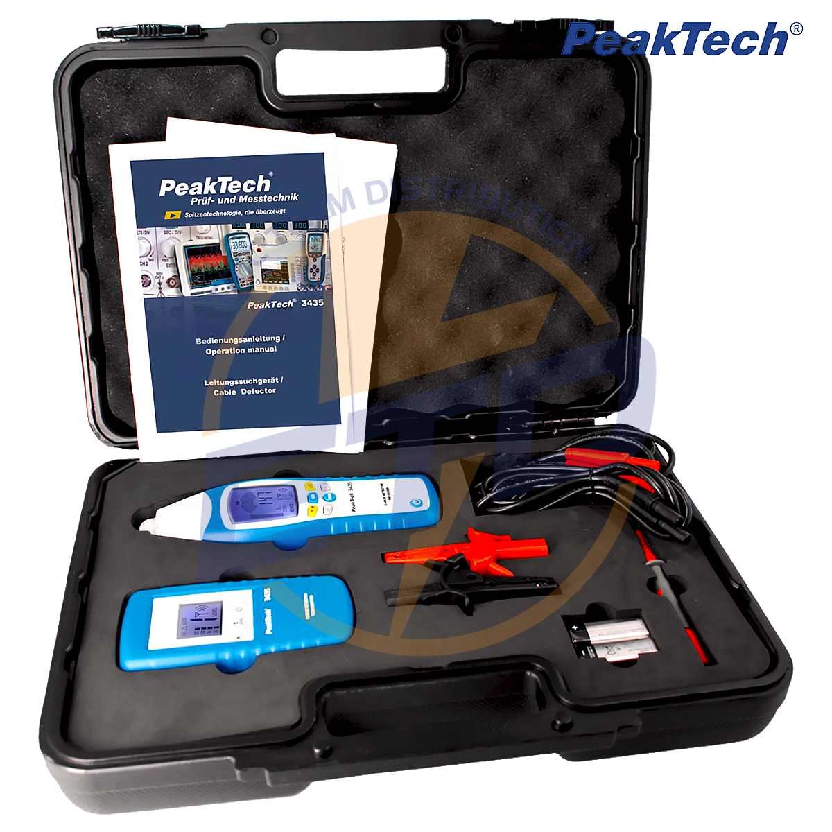 Detector profesional de cabluri electrice cu si fara tensiune PeakTech P 3435