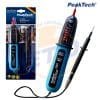 Tester de tensiune ACDC 12-400V cu afisaj LED IP54 Peaktech P 1094