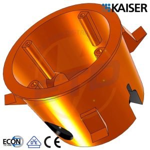 Doza de aparat etansa cu montaj in izolatie vata, lemn - Kaiser ECON Iso+ 1159-55, D68mm 2