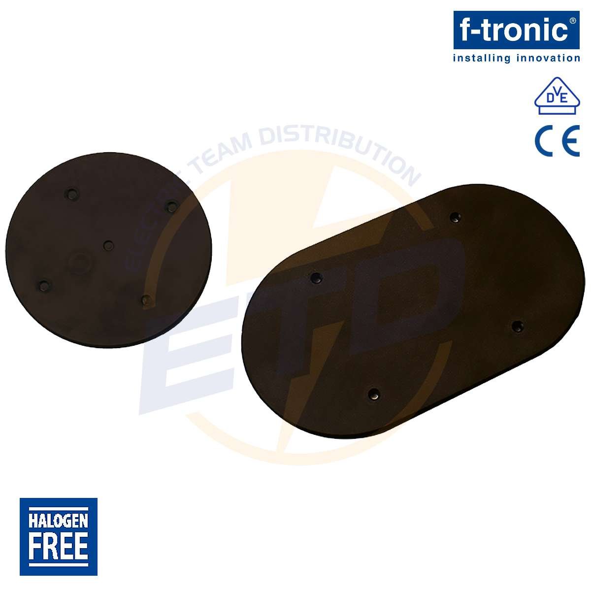 Capac doza dubla rezistenta la foc F-Tronic BS112-2